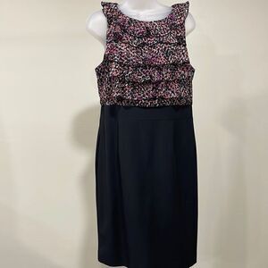 NWOT Shelby & Palmer floral ruffle top dress. Size 10 M medium